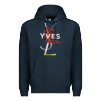 Navy yvessaintlaurent Premium Hoodie - ArtMosaic