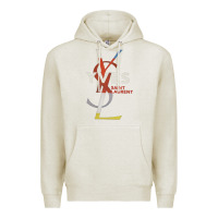 Oatmeal Heather yvessaintlaurent Premium Hoodie - ArtMosaic
