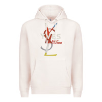 Pale Pink yvessaintlaurent Premium Hoodie - ArtMosaic
