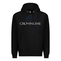 Black Crownline Boats Premium Hoodie - ArtMosaic