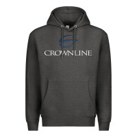 Charcoal Heather Crownline Boats Premium Hoodie - ArtMosaic