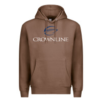 Chestnut Crownline Boats Premium Hoodie - ArtMosaic