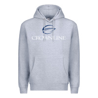 Heather Grey Crownline Boats Premium Hoodie - ArtMosaic
