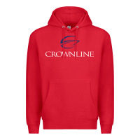 Red Crownline Boats Premium Hoodie - ArtMosaic