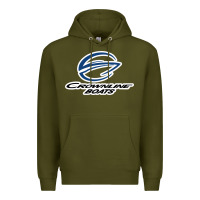 Army Green Crownline Boats Premium Hoodie - ArtMosaic