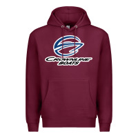 Burgundy Crownline Boats Premium Hoodie - ArtMosaic
