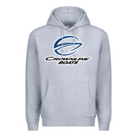 Heather Grey Crownline Boats Premium Hoodie - ArtMosaic