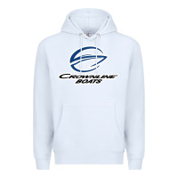 White Crownline Boats Premium Hoodie - ArtMosaic