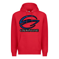 Red Crownline Boats Premium Hoodie - ArtMosaic
