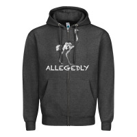 Charcoal Heather allegedly Zipper Hoodie - Bettercallsaul