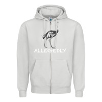 Dove Grey allegedly Zipper Hoodie - Bettercallsaul
