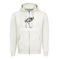 Oatmeal Heather allegedly Zipper Hoodie - Bettercallsaul