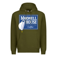 Army Green maxwell house Premium Hoodie - ArtMosaic