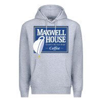 Heather Grey maxwell house Premium Hoodie - ArtMosaic