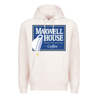 Pale Pink maxwell house Premium Hoodie - ArtMosaic