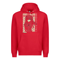 Red asuka evangelion Premium Hoodie - ArtMosaic