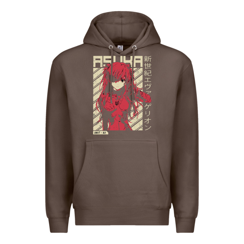 Asuka Evangelion Premium Hoodie by ArtMosaic | Teevron