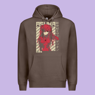 Asuka Evangelion Premium Hoodie Designed By Artmosaic