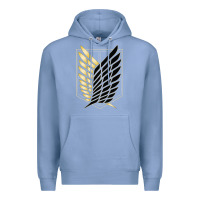 Colony Blue Shingekis no kyojinn Premium Hoodie - ArtMosaic