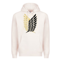 Pale Pink Shingekis no kyojinn Premium Hoodie - ArtMosaic