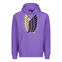 Purple Shingekis no kyojinn Premium Hoodie - ArtMosaic