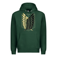 Sports Green Shingekis no kyojinn Premium Hoodie - ArtMosaic