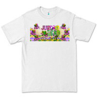 White Just Bead Premium Tee - CowhideDigitalArt