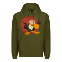 Army Green beaky buzzard 1 Premium Hoodie - ArtMosaic