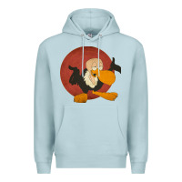 Blue Mist beaky buzzard 1 Premium Hoodie - ArtMosaic