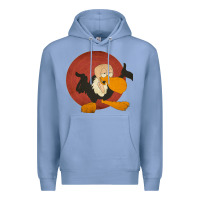 Colony Blue beaky buzzard 1 Premium Hoodie - ArtMosaic