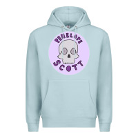 Blue Mist Penelope Scott Skeleton Premium Hoodie - ArtMosaic