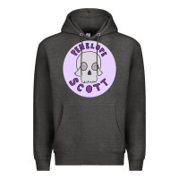Charcoal Heather Penelope Scott Skeleton Premium Hoodie - ArtMosaic