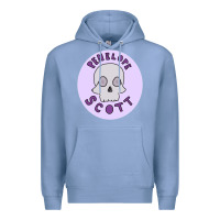 Colony Blue Penelope Scott Skeleton Premium Hoodie - ArtMosaic