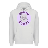 Dove Grey Penelope Scott Skeleton Premium Hoodie - ArtMosaic