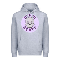 Heather Grey Penelope Scott Skeleton Premium Hoodie - ArtMosaic