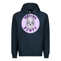 Navy Penelope Scott Skeleton Premium Hoodie - ArtMosaic
