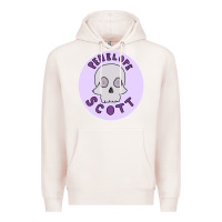 Pale Pink Penelope Scott Skeleton Premium Hoodie - ArtMosaic