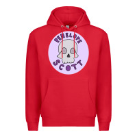 Red Penelope Scott Skeleton Premium Hoodie - ArtMosaic