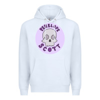 White Penelope Scott Skeleton Premium Hoodie - ArtMosaic