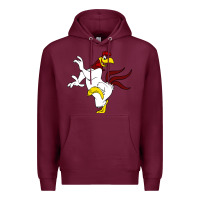 Burgundy foghorn leghorn looney Premium Hoodie - ArtMosaic