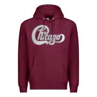 Burgundy Chicago Transit Authority Premium Hoodie - ArtMosaic