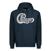 Navy Chicago Transit Authority Premium Hoodie - ArtMosaic