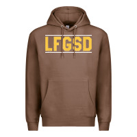 Chestnut Exclusive Brown LFGSD Official Fun Design T Shirt Premium Hoodie - ArtMosaic