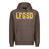 Coffee Exclusive Brown LFGSD Official Fun Design T Shirt Premium Hoodie - ArtMosaic