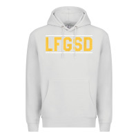Dove Grey Exclusive Brown LFGSD Official Fun Design T Shirt Premium Hoodie - ArtMosaic