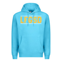 Ocean Blue Exclusive Brown LFGSD Official Fun Design T Shirt Premium Hoodie - ArtMosaic
