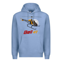 Colony Blue bell 47 helicopter Premium Hoodie - ArtMosaic