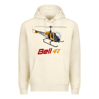 Sandshell bell 47 helicopter Premium Hoodie - ArtMosaic