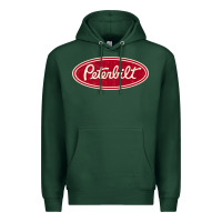 Sports Green peterbilt truck racing vintage Premium Hoodie - ArtMosaic