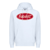 White peterbilt truck racing vintage Premium Hoodie - ArtMosaic